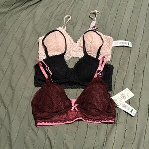 NWT Bralette Bundle - Size Lg